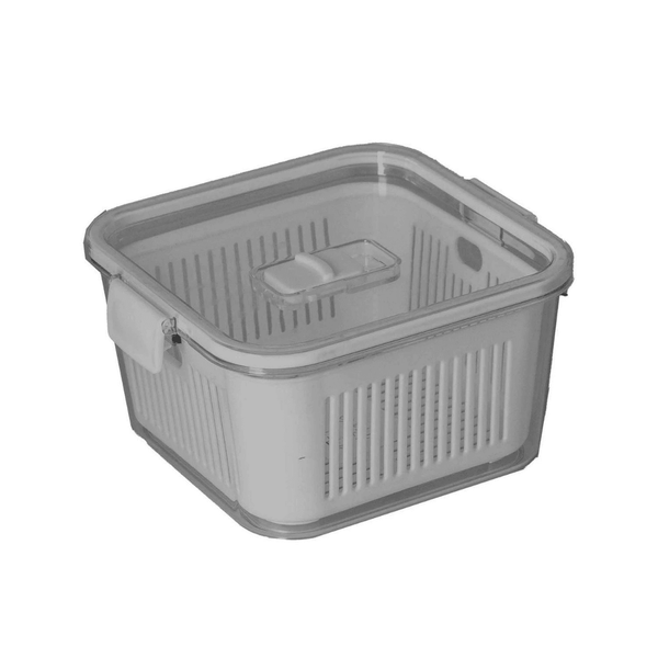 Pote Hermético Slim Multiuso Cinza