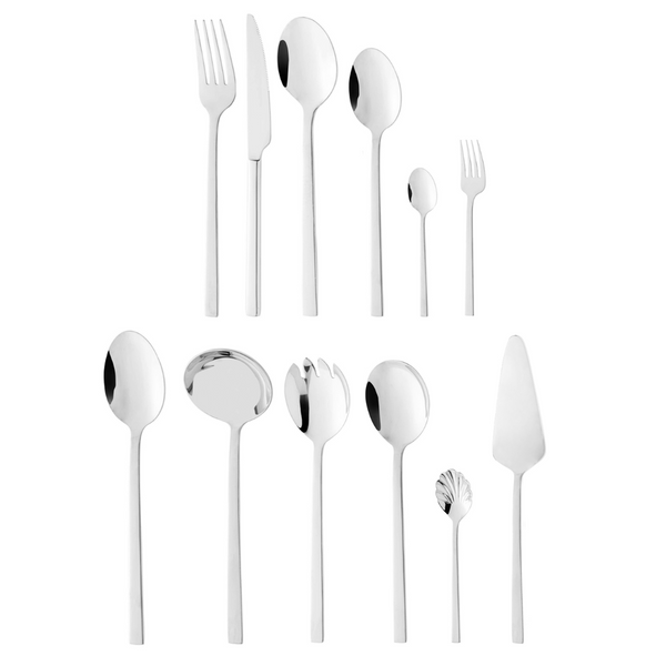 Faqueiro 54 Peças de Aço Inox Firenze